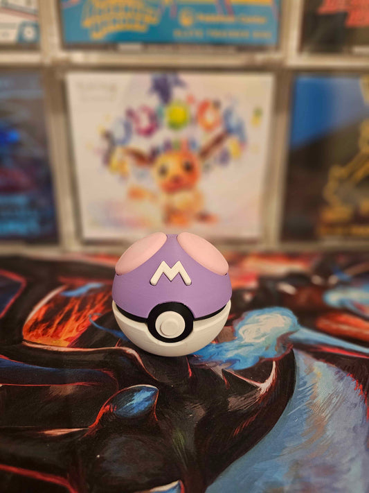 Set van 4, Poke Ball, Great Ball, Ultra Ball & Master Ball 7cm